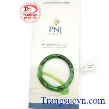 Vòng ngọc jadeite sơn thủy