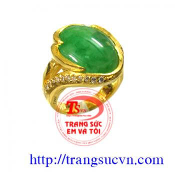 Nhẫn nữ ngọc jadeite mới