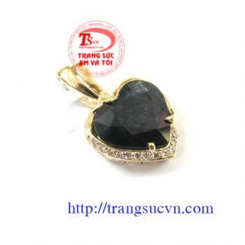 Mặt dây đá sapphire