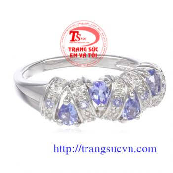 Nhẫn nữ topaz đẹp cao cấp