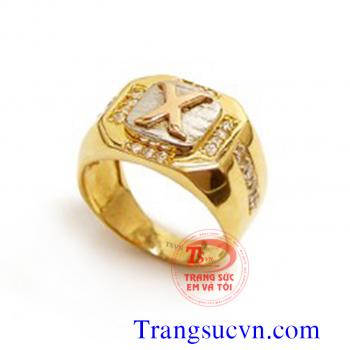 Nhẫn nam Chữ X, là thiết kế đơn giản, nhằm thỏa mãn cá tính của bạn, Nhẫn nam Chữ X Chữ X vừa là họa tiết phổ biến truyền tải thông điệp kết nối, vừa là sản phẩm có thể đặt cho những ai có chữ cái đầu là X