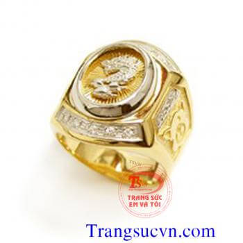 Nhẫn nam vàng tây nam tính