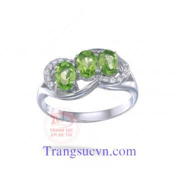 Nhẫn nữ đẹp peridot