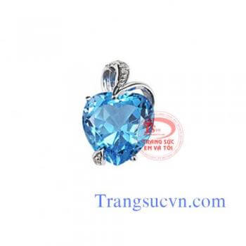 Nó mang lại cho phụ nữ sắc đẹp, cho đàn ông sự thông thái,Mặt dây chuyền đá topaz