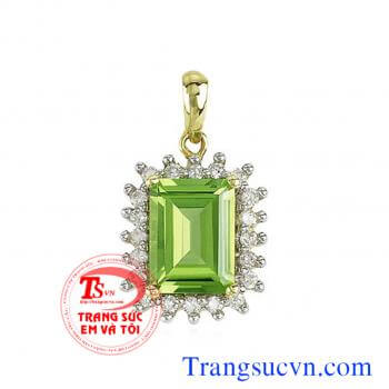 Mặt dây peridot đẹp