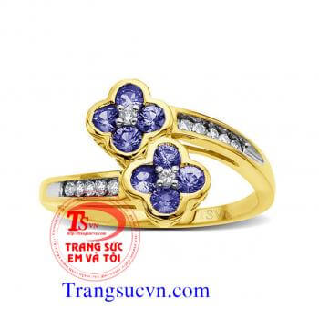 Nhẫn sapphire đẹp-nhẫn nữ theo yêu cầu