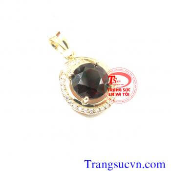 Thích hợp làm quà tặng cho người thân và bạn bè,Mặt dây đá garnat