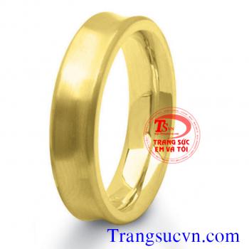 Nhẫn nam vàng tây trơn vàng 14k, bảo hành 12 tháng, giao hàng nhanh trên toàn quốc
