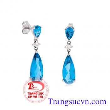 Topaz thiên nhiên vàng trắng