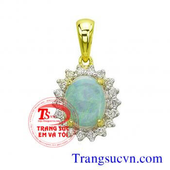 Mặt dây đá Opal quý đẹp