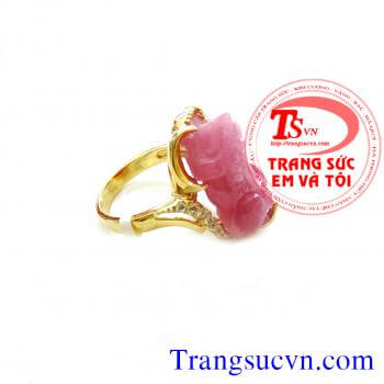 Nhẫn hưu ruby nữ