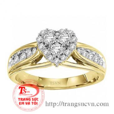 Nhẫn nữ kim cương