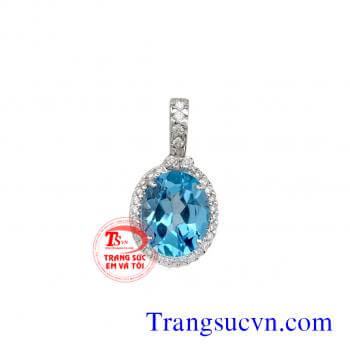 Mặt đá Topaz Mặt dây