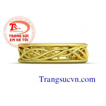 Nhẫn nam vàng tây