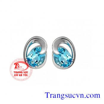 Topaz xanh nước biển đẹp