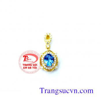 Mặt dây chuyền topaz đẹp