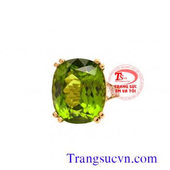 Nhẫn nữ đá peridot