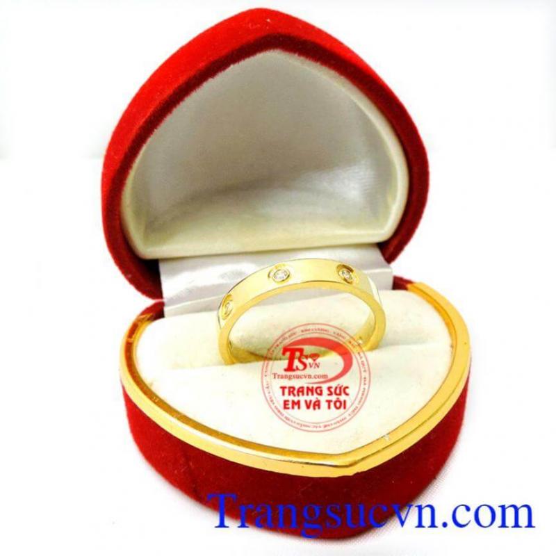 Nhẫn nam Cartier vàng