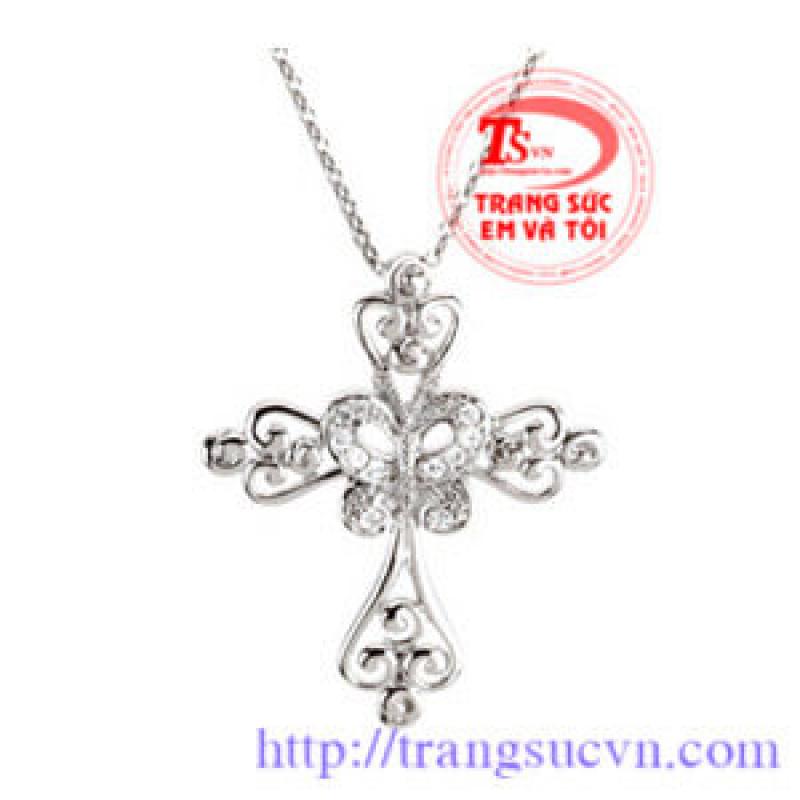 Thánh giá vàng trắng đẹp