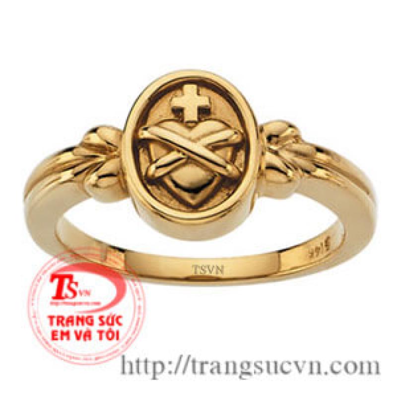 Nhẫn thánh giá 14k