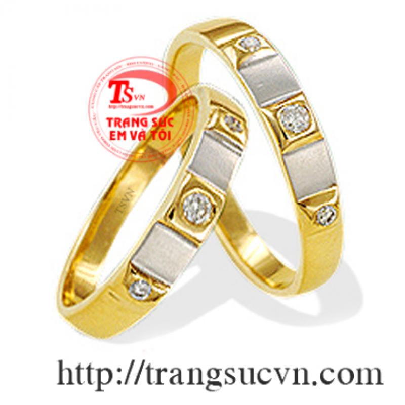 Cặp nhẫn cưới xinh xắn