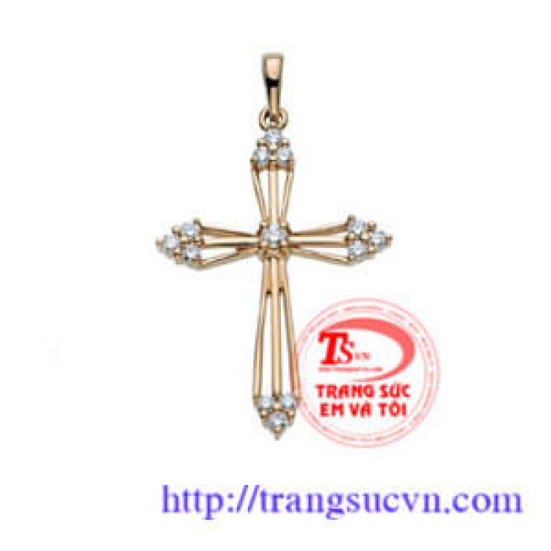mặt thánh giá vàng tây
