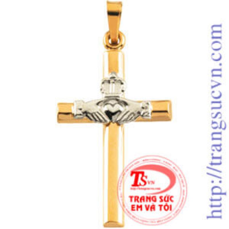 Mặt dây chuyền thánh giá vàng