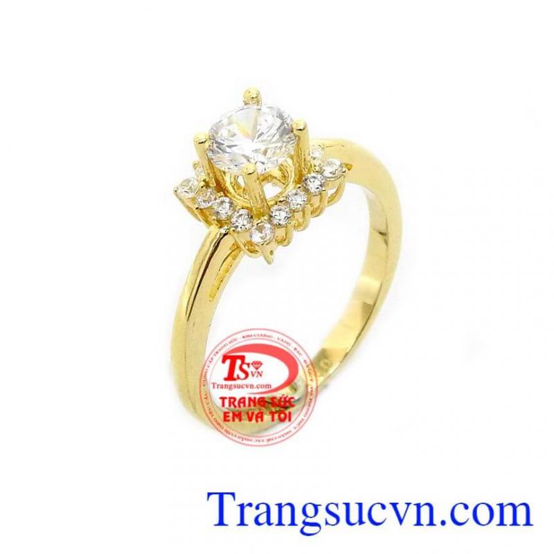 Nhẫn cô nàng sành điệu vàng 10k