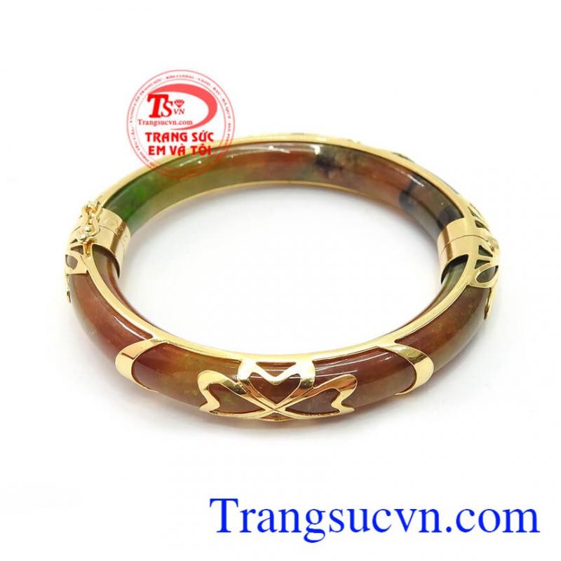 Vòng Ngọc Bọc Vàng Bình An