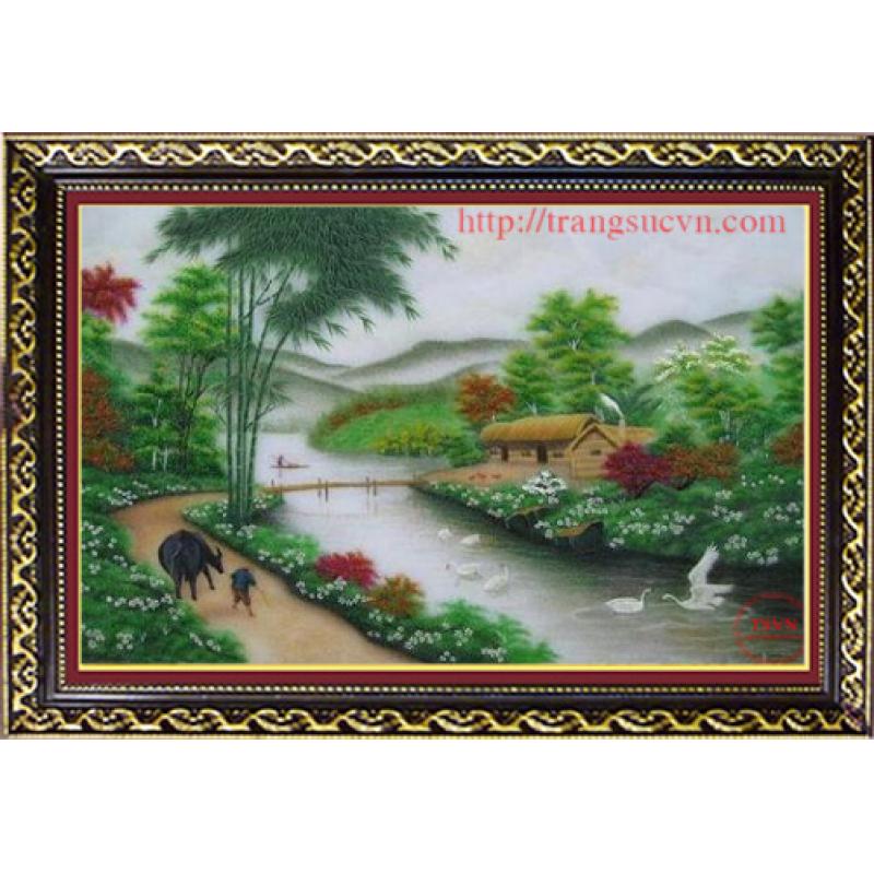 Tranh đá quý Phong thủy