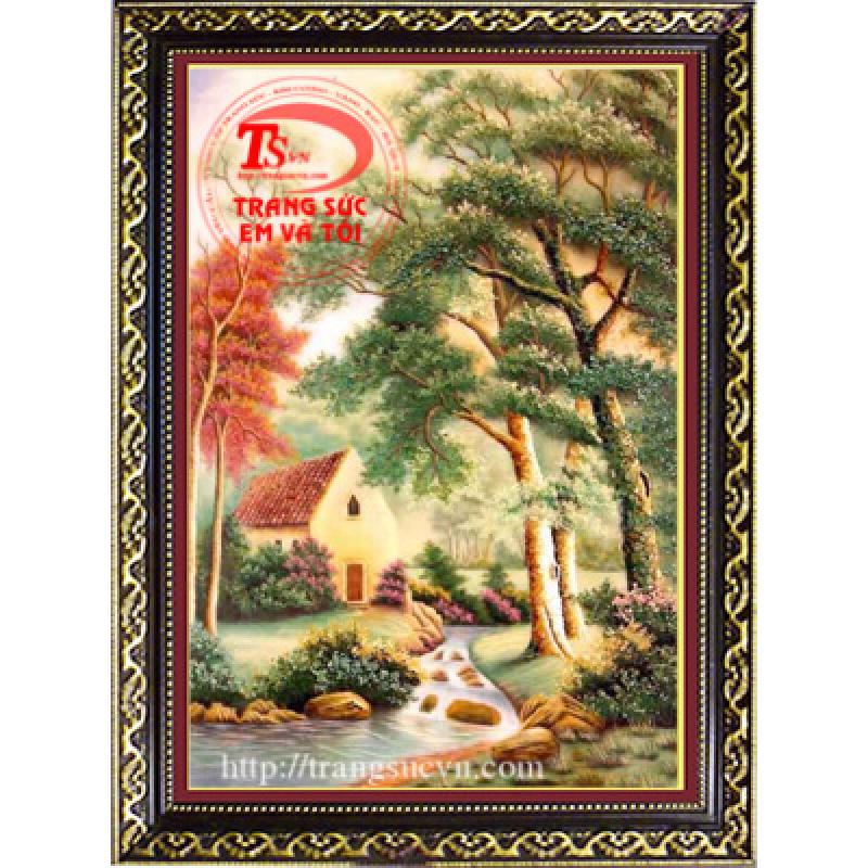 Cảnh suối ven rừng