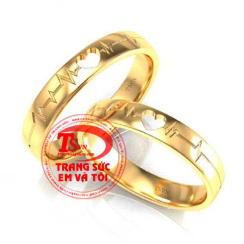 Nhẫn cưới nhịp tim