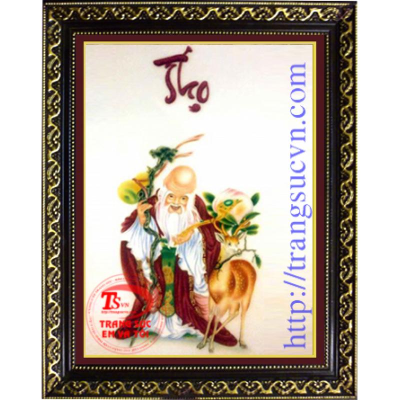 Tranh Cảnh Chữ Thọ