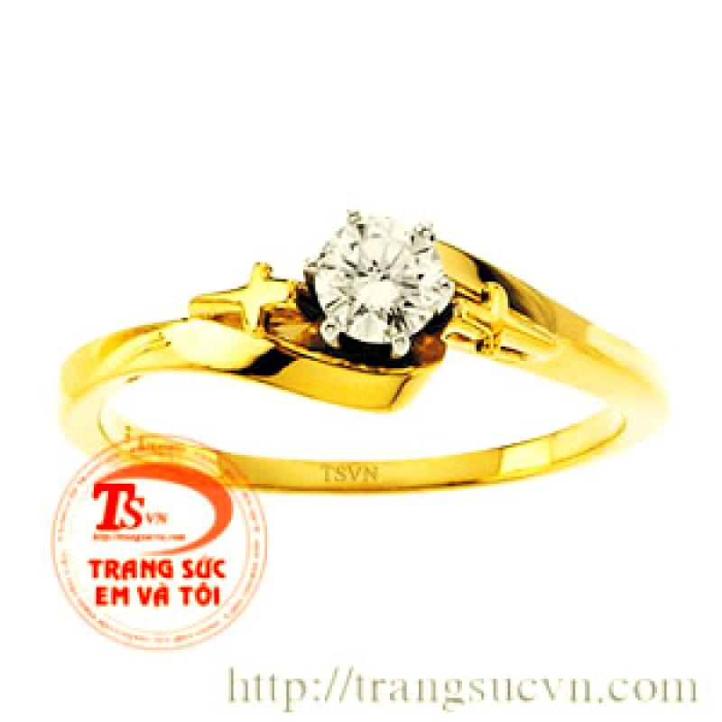 Nhẫn kim cương công giáo