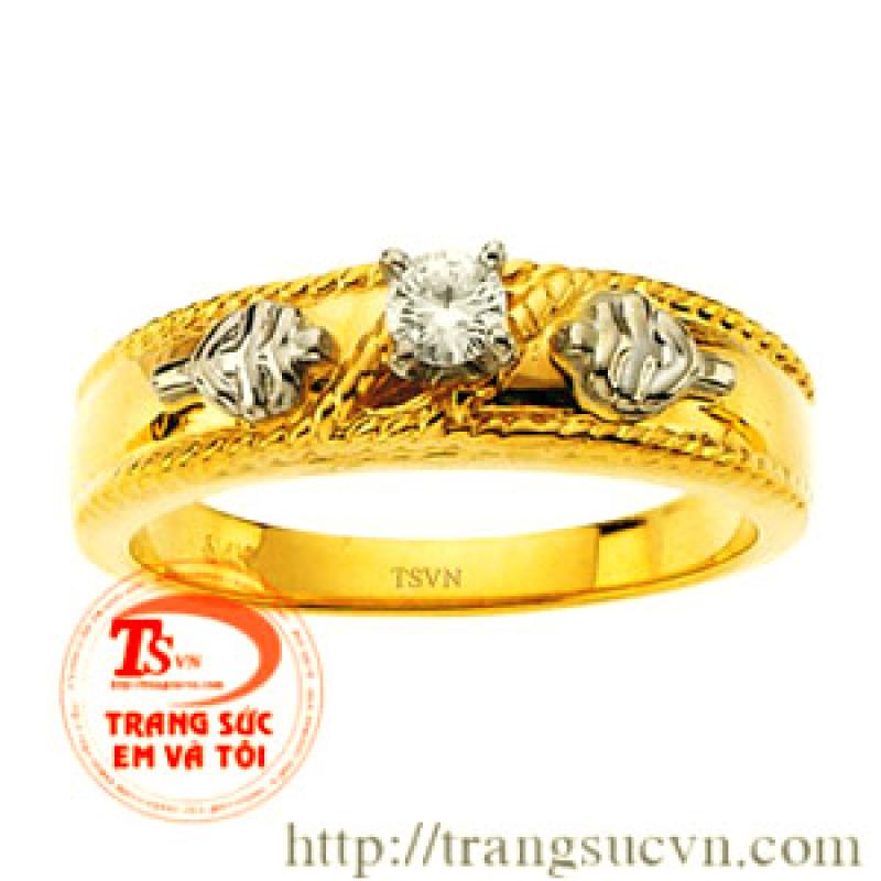 Nhẫn công giáo kim cương