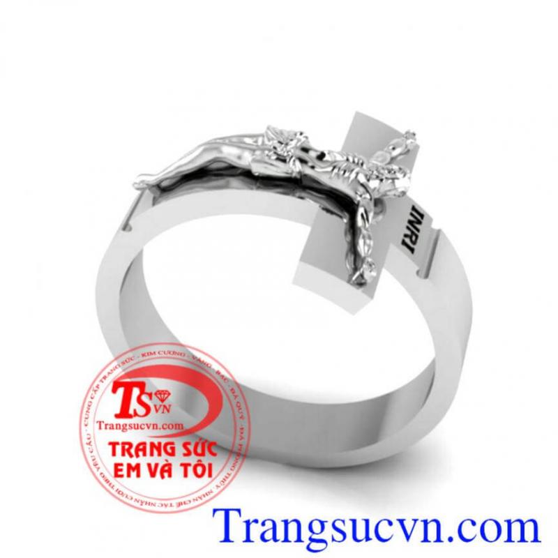 Nhẫn Thánh Giá vàng 14K