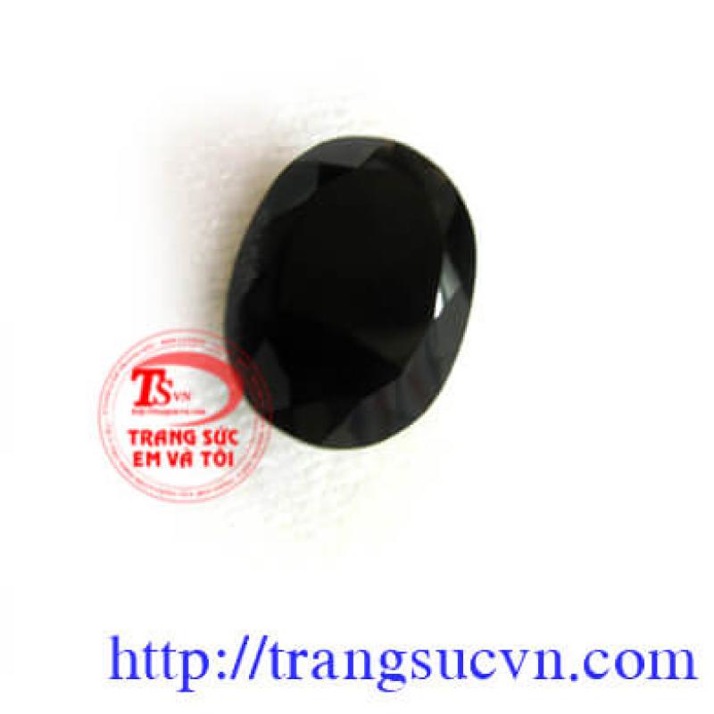 Mặt thạch anh đen làm nhẫn