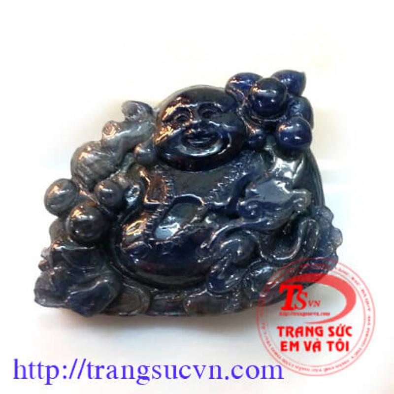 Phật di lặc đá Sapphire đẹp