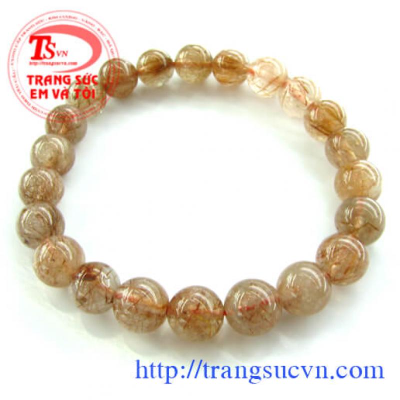 Thạch anh tóc đẹp đỏ 10 ly