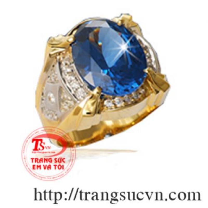 Nhẫn nam topaz danh vọng