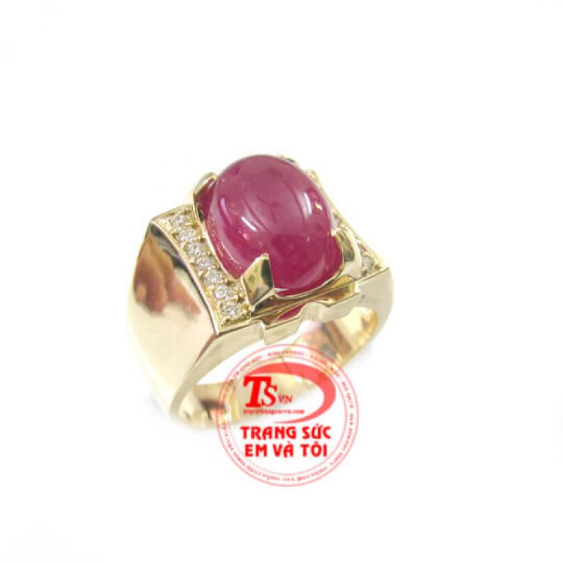Nhẫn nam đá quý việt