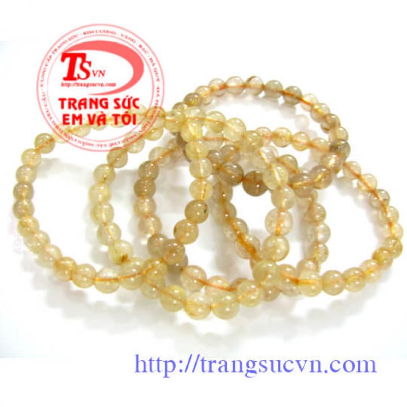 Chuỗi thạch anh tóc vàng thịnh vượng