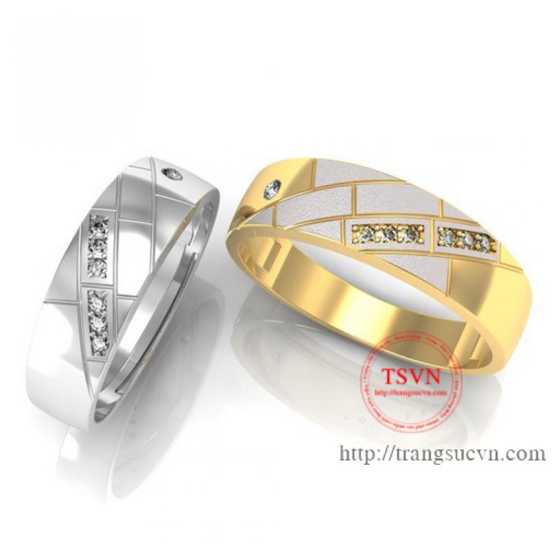 Đôi Nhẫn cưới bền chặt