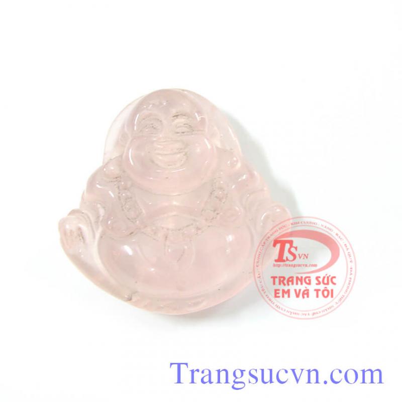 Phật di lặc thạch anh hồng đẹp