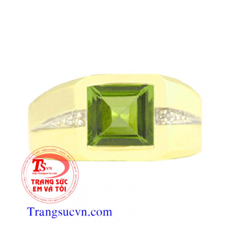 Peridot nhẫn nam
