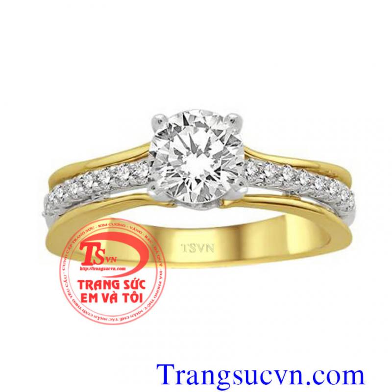 Nhẫn kim cương điệu đẹp