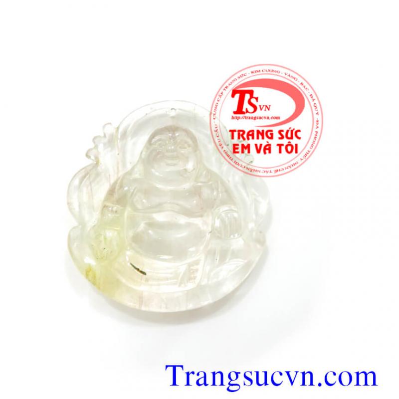 Phật Di Lặc thạch anh trắng