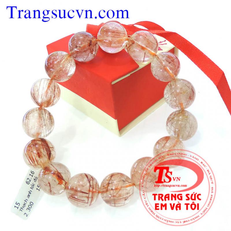 Thạch anh tóc đỏ đẹp