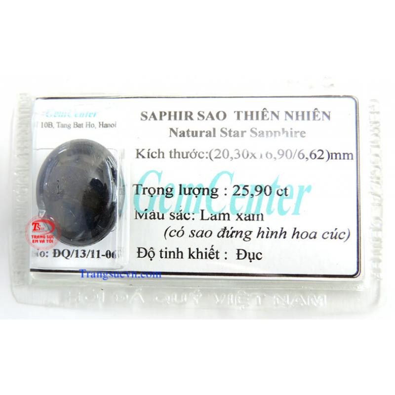 Đá Saphia sao và hoa cúc