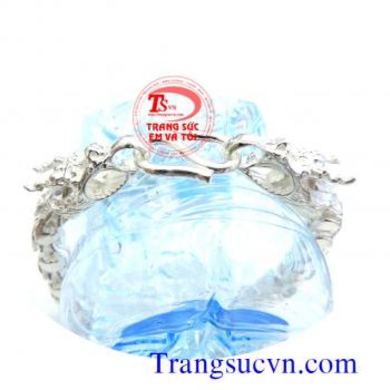 Lắc bạc nam rồng bạc đẹp